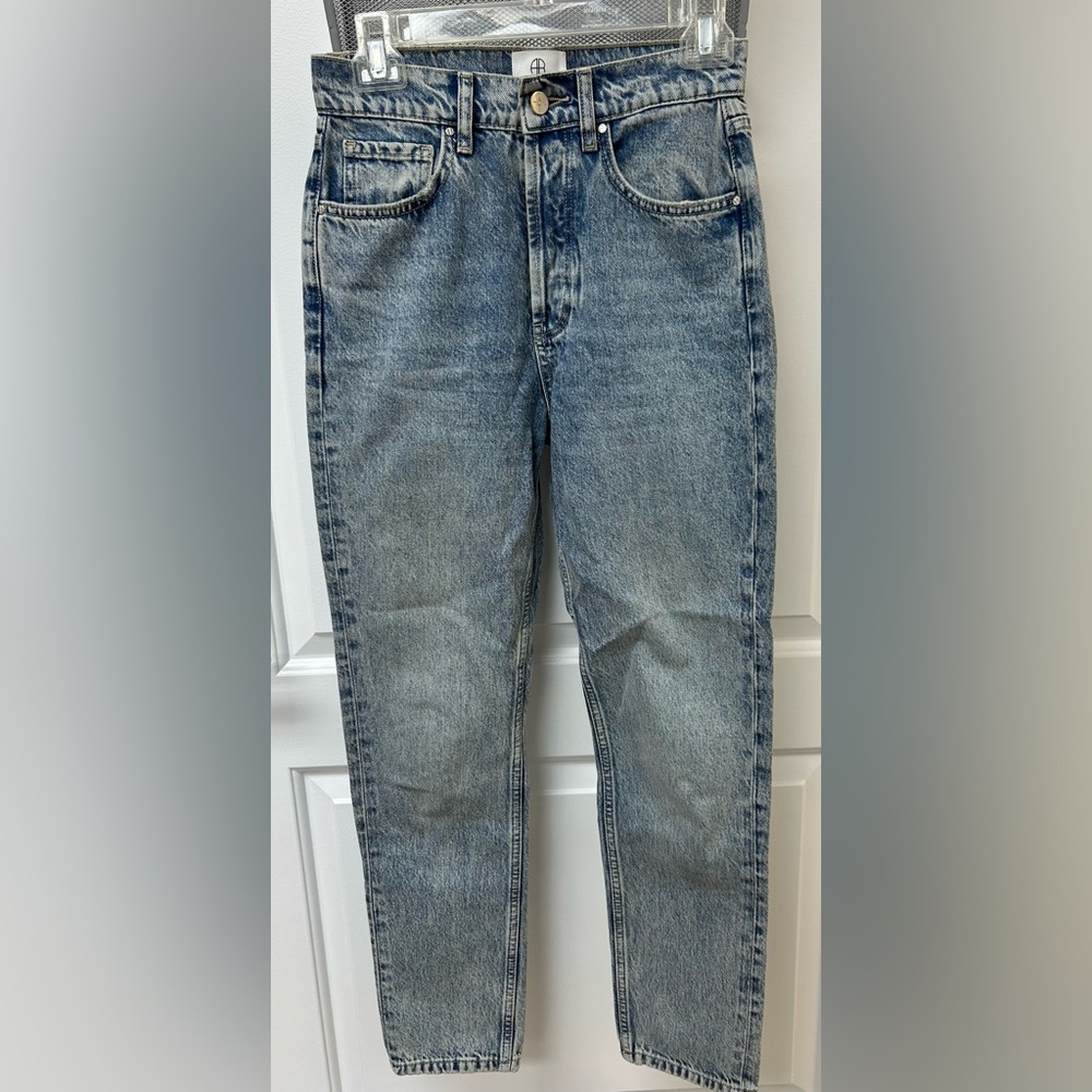 Anine Bing Light Blue Straight Jeans